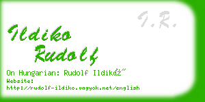 ildiko rudolf business card